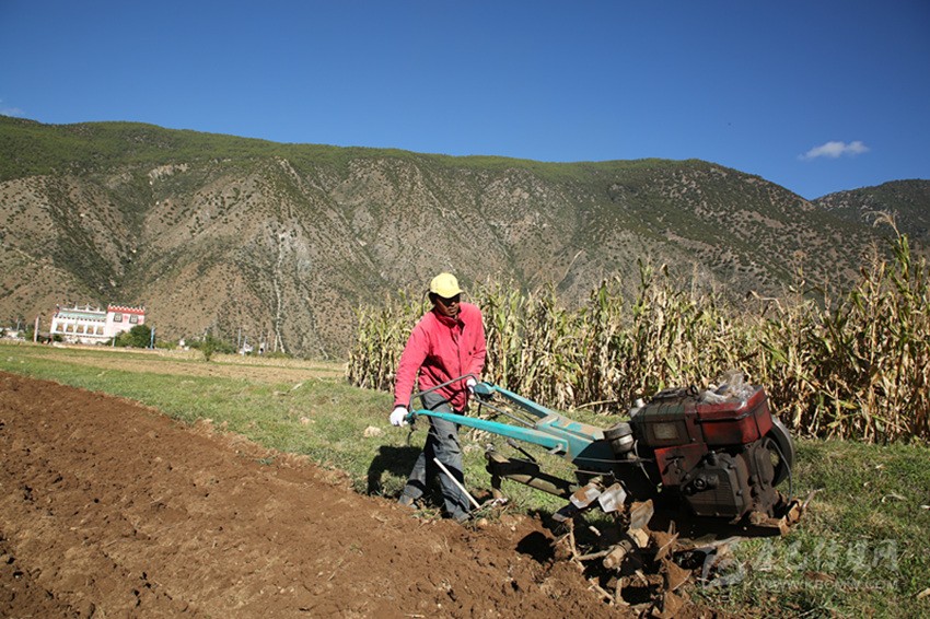 田園藏鄉(xiāng)美如畫，百姓脫貧喜在心