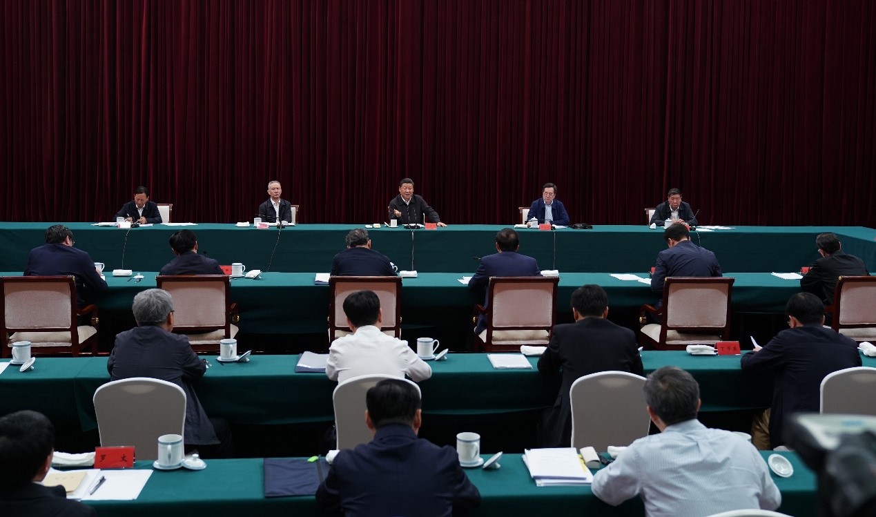 2019年5月20日至22日，中共中央總書記、國(guó)家主席、中央軍委主席習(xí)近平在江西考察，主持召開推動(dòng)中部地區(qū)崛起工作座談會(huì)并發(fā)表重要講話。新華社記者 謝環(huán)馳 攝 